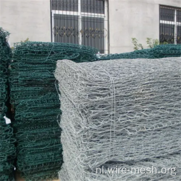 Geweven mesh zeshoekige Gabion Basket reno matras